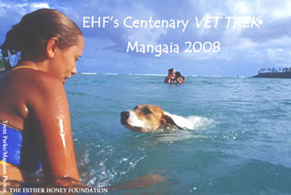 mangaia girl in water poster tiny