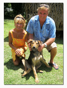 Max with new family