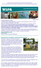WSPA NEWSLETTER 2011